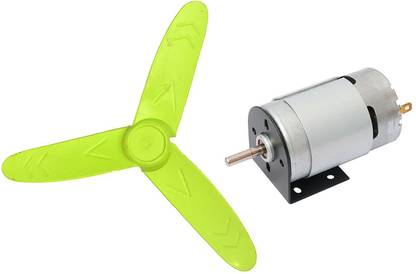 samest Combo of 12Inch Blade DC 12V 10000rpm 775 Motor Micro DC Motor 5mm Shaft Motor with Mounting bracket for Drill Fan Cooler Electronic Components Electronic Hobby Kit