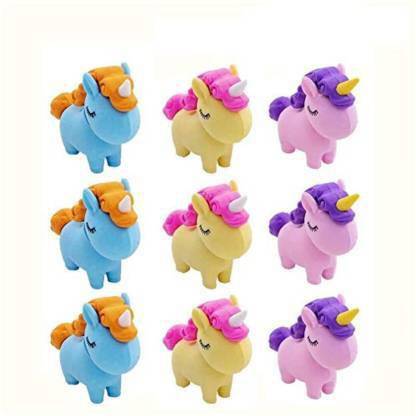 AVYATAILS Unicorn Non-Toxic Eraser (Multicolor) Non-Toxic Eraser