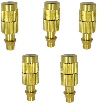KHANJAN 1 mm Sprayer Heads Nozzle for Sanitize Mist Nozzle Sprinkler Lawn Garden Water/Fog Mist Nozzle Misting Fogging Spray Pack of 05 1 L Hand Held Sprayer