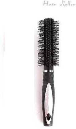 J & F Round Rolling Curling Comb Styling Hair Brush Tool For Long And Short Hair