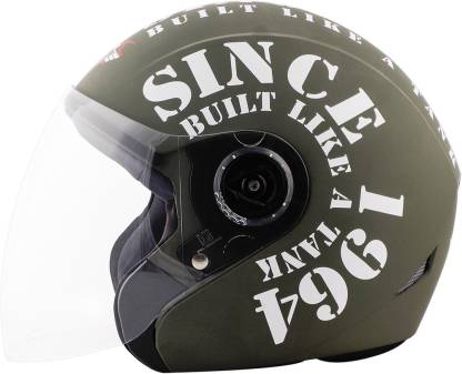 Steelbird SB-43 7Wings Yoyo Tank Open Face Graphic Helmet Motorbike Helmet
