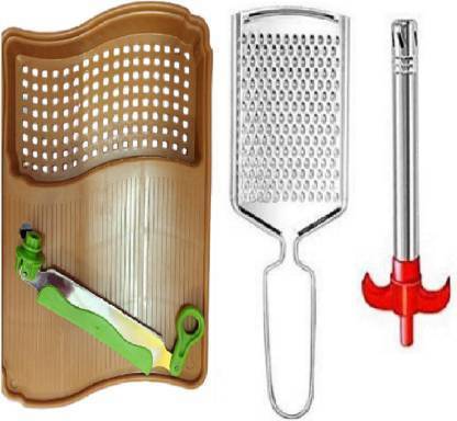 Nivel Cutting chopping board, gas lighter with cheese,coconut or ginger cutter Kitchen Tool Set