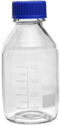 GVSSCO Borosilicate Glass Reagent Bottle with Screw Cap 500ml Laboratory Dropper Bottle