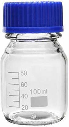 maruti Scientific Borosilicate Glass Reagent Bottle with Screw Cap 100ml Laboratory Dropper Bottle