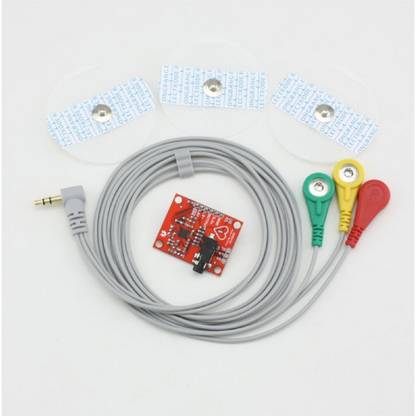 SunRobotics ECG SENSOR MODULE HEART RATE PULSE WITH ELECTRODE