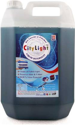 City Light Washing Machine Liquid Detergent Specially Designed for 100% Tough Stain Remover and Sanitizer Your Fabric | Laundry Liquid for Fabric Care With Fresh Fragrance | Clean and Give Orignal Shine to Cloths Fresh Liquid Detergent