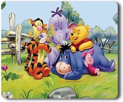 Go Green Tale Cartoon Mouse Pad |Mouse Pad for boys/Girls|Rubber Base Matte Finish, Optical-friendly, Dust Free, Anti -Slippery Rectangular Mouse Pad|Polyester Coating with Vulcanised Rubber Base|Friendly for all types of Mouse Mousepad