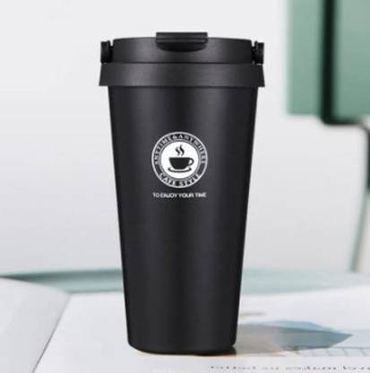 Kingdom ™ Golden Color Leak-Proof Stainless Steel Tumbler| BPA Free Stainless Steel Made Vacuum Insulated Coffee/Tumbler With Safety Lock And Hanging Handle | Perfect Gifting Box Stainless Steel Tumbler