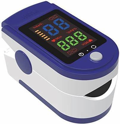 INNO Digital Finger Pulse Oximeter Blood Oxygen Monitor Arterial Saturation Monitor With Pulse Rate Monitor Heart Rate Monitor Medical Health Monitoring Device with Automatic Shutdown Fintertip Pulse Oximeter Pulse Oximeter (Blue) Pulse Oximeter