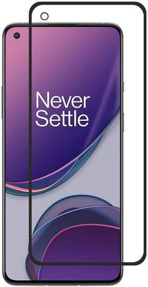 Msons Edge To Edge Tempered Glass for OnePlus 8T, OnePlus 9 5G, OnePlus 9R 5G | Full HD+ 3D Anti Scratch 9H Hardness Cover Friendly Anti Shatter Proof Full Edge Full Glue