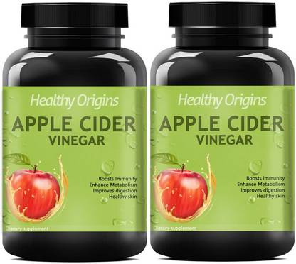 Healthy Origins Apple Cider Vinegar Capsules (Pack Of 2)
