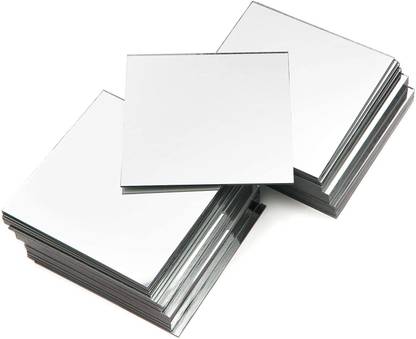 laxmi acrylic 6x6inch SILVER FLEXIBLE MIRROR CODE 305420 PACK OF 4 Slime & Flexible 6 inch Acrylic Sheet