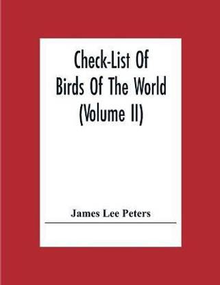 Check-List Of Birds Of The World (Volume Ii)