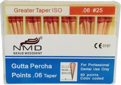NMD NEXUS MEDODENT GUTTA PERCHA Point 6%-#25