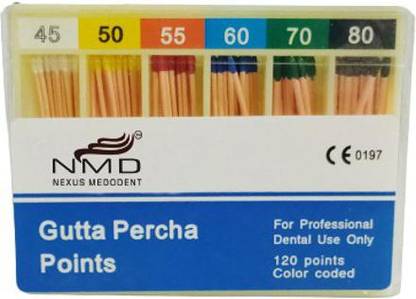 NMD NEXUS MEDODENT Dental GUTTA PERCHA Point 2%-#45-80