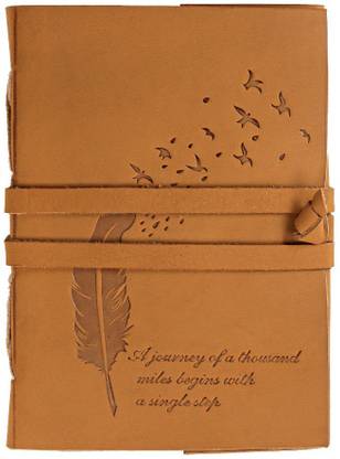 GOLDLINE Handcrafted Regular Diary Unruled 200 Pages