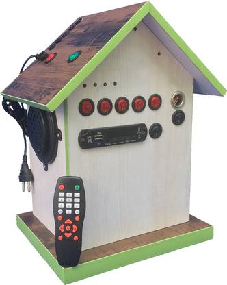 TINYHOME Techno Lights Multipurpose Emergency Lighting system (8 hours backup) includes Digital Music Player and speakers with Mobile charging option 24 W Tower Speaker