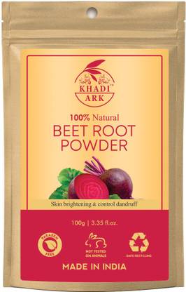 Khadi Ark Beetroot Powder for Skin Lightening and Pink Lips
