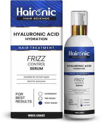 Haironic Hyaluronic Acid Hydrating, Hair Thinning Post Wash Treatment Hair Serum | All Hair Types, Controls Frizz, brittleness, Hair Loss - 100ml