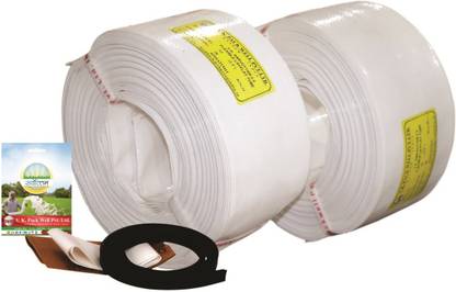 VK Sarvottam HDPE Laminated Woven Lapeta Pipe (A+B = 60 Meter) - 3 Inch Hose Pipe