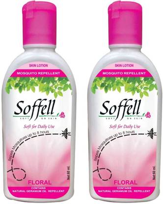 Soffell MOSQUITO REPELLENT LOTION FLORAL SCENT 60ML