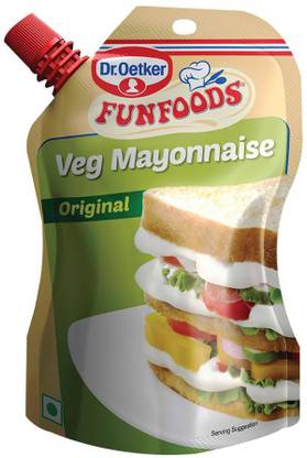 FUNFOODS by Dr. Oetker Veg Mayonnaise Original 100 Gram Pack Of 5