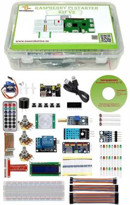 SunRobotics Raspberry Pi Starter Learning Kit V2 Including Python/C Tutorials[Raspberry pi Not Included]