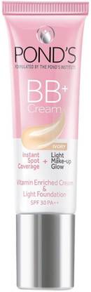 POND's BB+ Cream, Instant Spot Coverage + Light Make-up Glow, Ivory