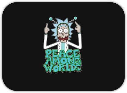 Monk Matters Rick & Morty Design Rubber Base Gaming & Laptop (MPAD00627) Non Slip Base Mousepad