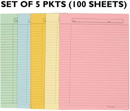 काइज़ेन Multicolor Interleaf A4 Sheet Paper इंटरलीफ A4 A4 पेपर