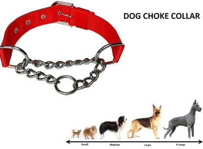 Hachiko Dog Choke Chain Collar