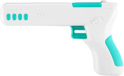 PETS EMPIRE Cat Toy Gun, Interactive Cat Toy Gun Shape Toy with Ball & Feather, Indoor Exercise Funny Cat Stick Toy 1 Piece Plastic Training Aid For Cat