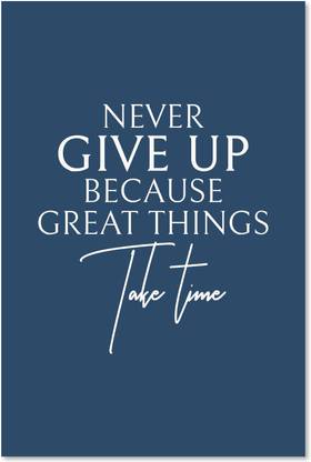 Motivational Quotes Posters Inspirational Wall Quotes Paper Print