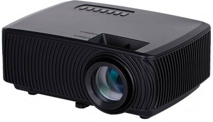 TS TS HD05+ Portable projector 720P High Definition Wi-Fi Projector High Brightness mini Portable Projector (BLACK) 3000 lm LED Corded Mobiles Portable Projector