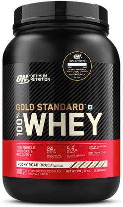 Optimum Nutrition (ON) Gold Standard 100% Protein Powder - Primary Source Isolate Whey Protein