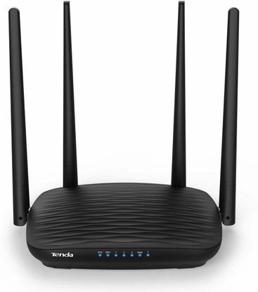 TENDA AC5 AC1200 Dual Band WiFi Router 300Mbps 2.4G & 867Mbps 5G, 1GHZ CPU, APP Management, Easy Setup, MU-MIMO Router 5 GHz 1200 Mbps Wifi Speed Dual Band Internal & External Antenna Access Point Mode