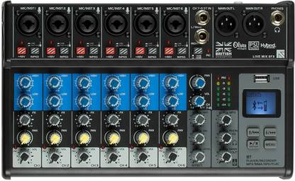 British Acoustics LiveMix 8.2FX Analog Sound Mixer