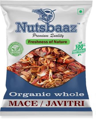 Nutsbaaz 100% Pure & Natural Javitri Japatri Flower Spice / Fresh Nutmeg Mace whole