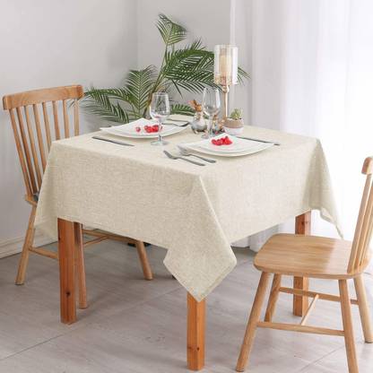 Linen Basics Linen 4 Seater Solid Table Cover