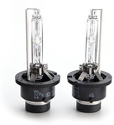 HyperDrive 6000K 35W D2S / D2R car Xenon HID Headlight Bulb (Pack of 2) WITH 2 Pcs Connector Socket Vehical HID Kit