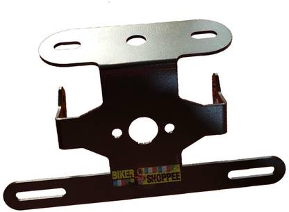 BIKER SHOPPEE PULSAR NS 200 AND RS 200 TAIL TIDY FOR MOTORCYCLE REAR REGISTRATION LICENSE PLATE FRAME Bike Number Plate