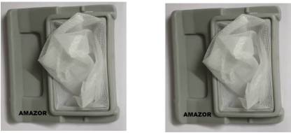 AMAZOR Lint Filter Compatible for LG Fully/Semi Automatic Washing Machines - Match and Buy Pack of 2 (Size 7 cm & 6.5 cm ) Washing Machine Net