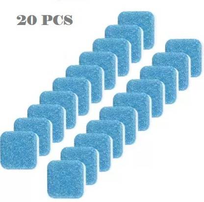 Kuniva Set of 20 Washing Machine Cleaner Detergent Effervescent Tablet Washer Deep Cleaning Multifunctional Effervescent Spray Cleaner Washing Machine Cleaner Remover Tablets Deodorant Detergent Powder (PACK OF 20PCS) Detergent Powder