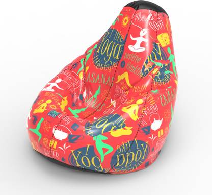 ComfyBean XL I Like Yoga - F Teardrop Bean Bag  With Bean Filling