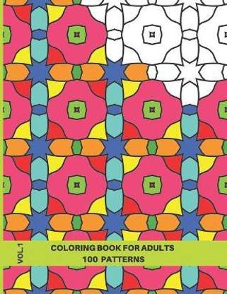 Easy Geometric Coloring Book for Adults