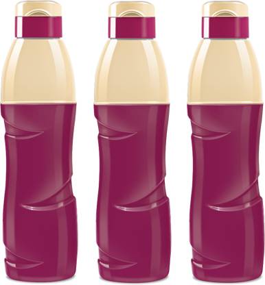 MILTON Kool Crony 1100 Insulated Water Bottle, Set of 3, 960 ml Each, Purple 960 ml Bottle