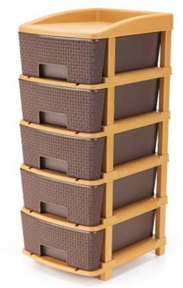 TULUA Plastic Free Standing Chest of Drawers