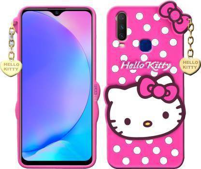 Soumya collection Back Cover for Y15 HELLO KITTY PINK COVER CASE COVER MOBLIE COVER