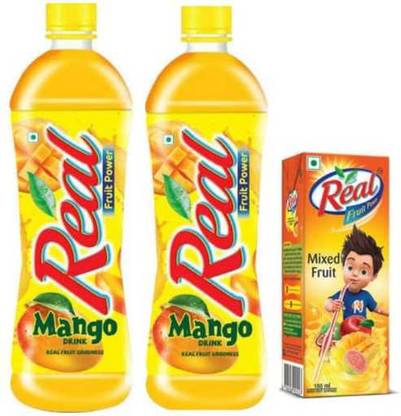 Real Mango Fruit Drink (600 Ml ) 2Pc. With Small Mixed Fruit Juice (180 Ml)