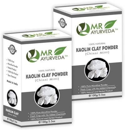 MR Ayurveda Kaolin Clay Powder for Skin Whitening - Pack of 2